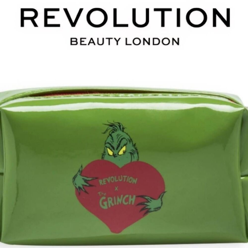 Revolution Beauty X The Grinch Cosmetic Bag